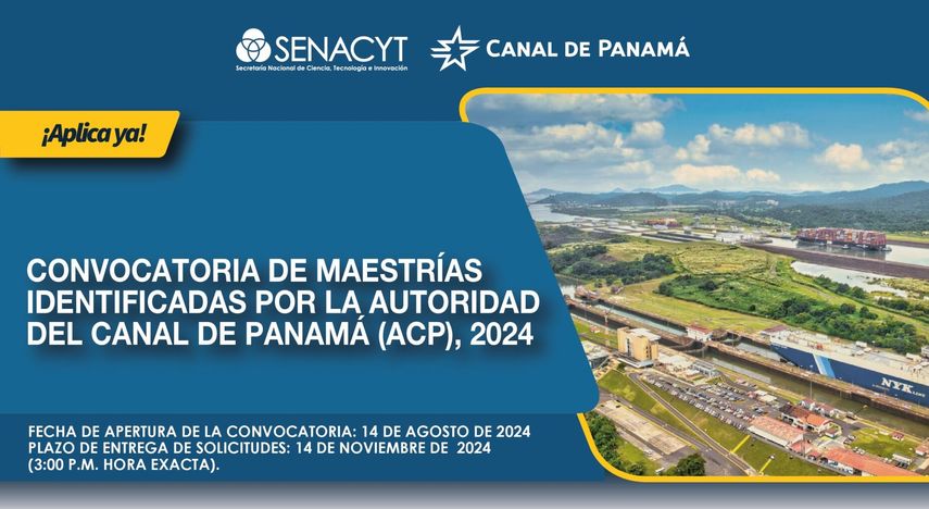 SENACYT anuncia becas de maestría en el extranjero.