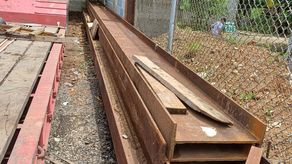 Encuentran vigas extraviadas en La 24 de Diciembre