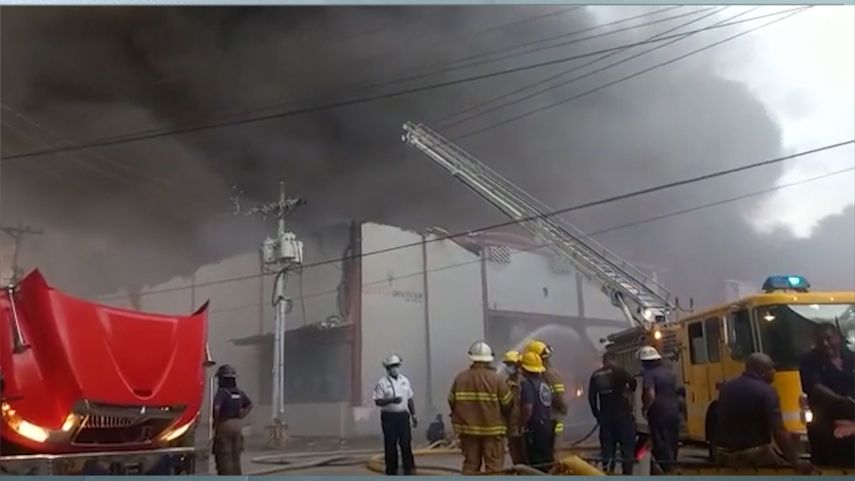 El incendio se registró la madrugada de ese domingo.