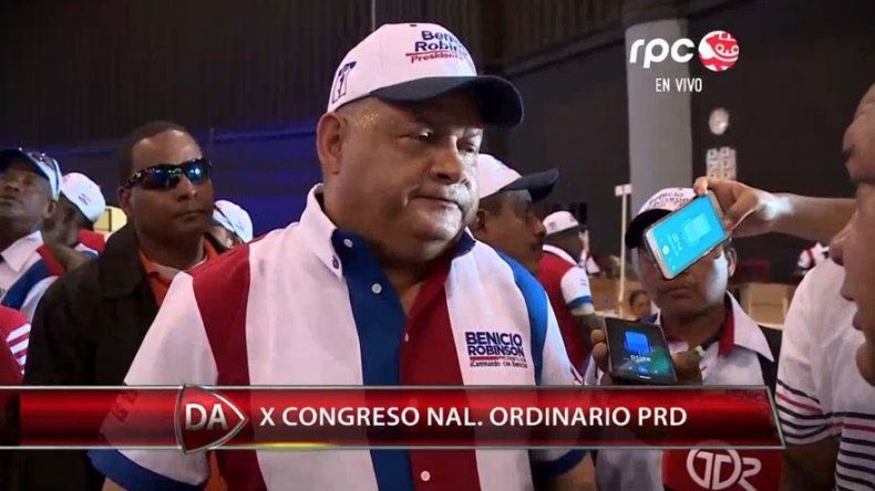 El PRD tiene que ir unido a las elecciones 2019, expresa Benicio Robinson