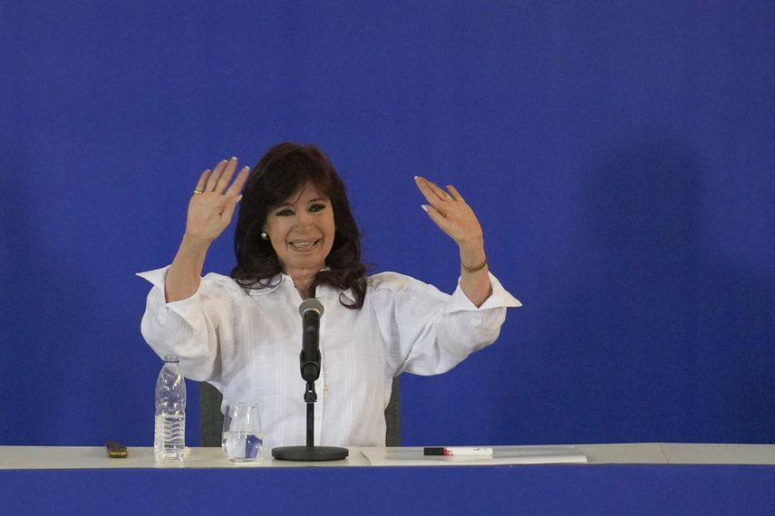 La vicepresidenta argentina Cristina Fernández de Kirchner.