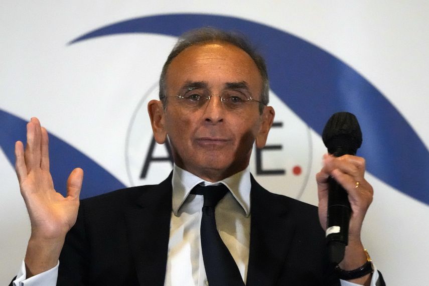 El candidato presidencial francés de extrema derecha