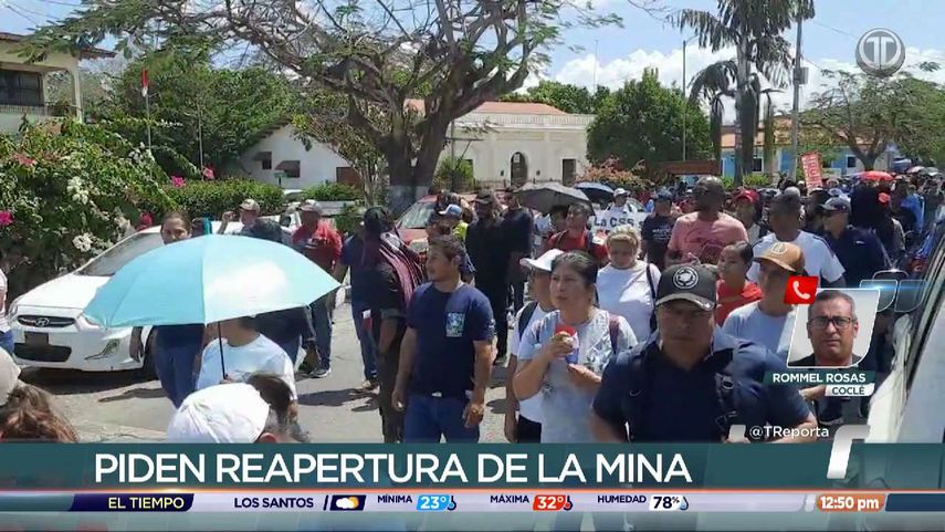 Trabajadores de la mina de Donoso exigen la reapertura de los trabajos
