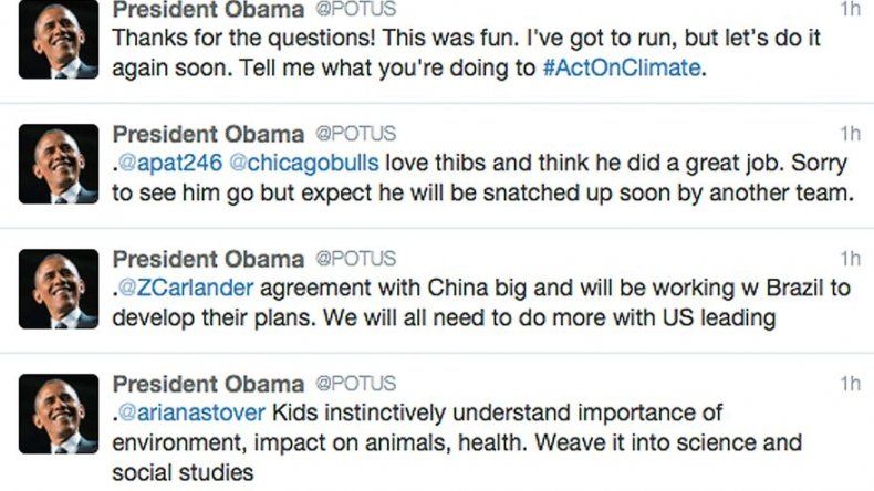 Tuiteros bombardean con preguntas a Obama