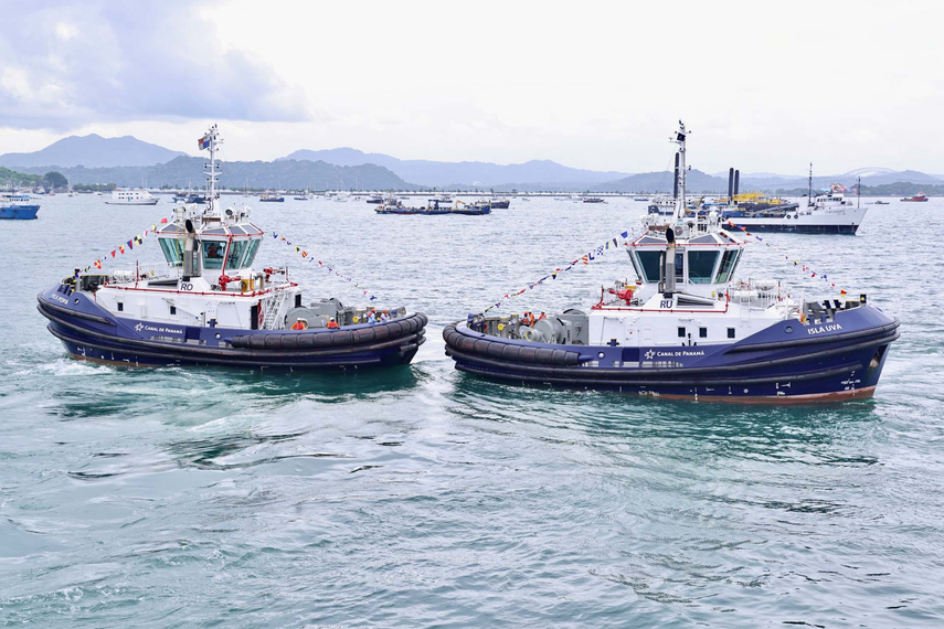 Nuevos remolcadores del Canal de Panamá.