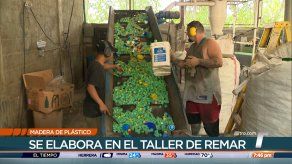 Elaboran madera de plástico en taller de Remar