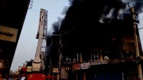 Incendio mortal en Nueva Delhi