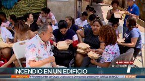 Moradores de edificio incendiado en Vía Argentina serán trasladados a un hotel
