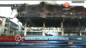 Incendio en Zona Libre de Colón consume una manzana completa