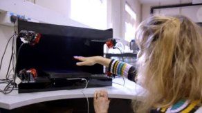 Un holograma que se puede tocar