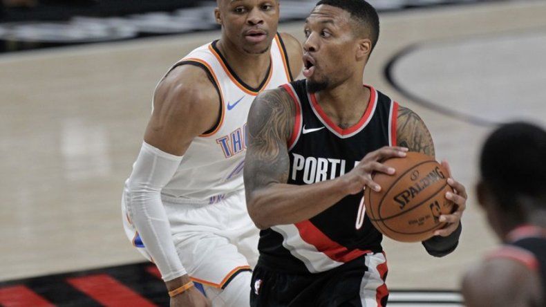 Trail Blazers derrotan a los Thunder 103-99