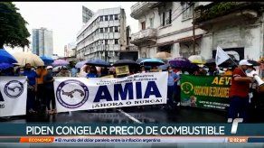 Grupos sociales protestan frente a la Asamblea Nacional