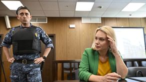 La periodista rusa Marina Ovsiannikova.