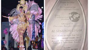 Panamá gana el 2do lugar como mejor traje típico en Miss Continentes Unidos 2017