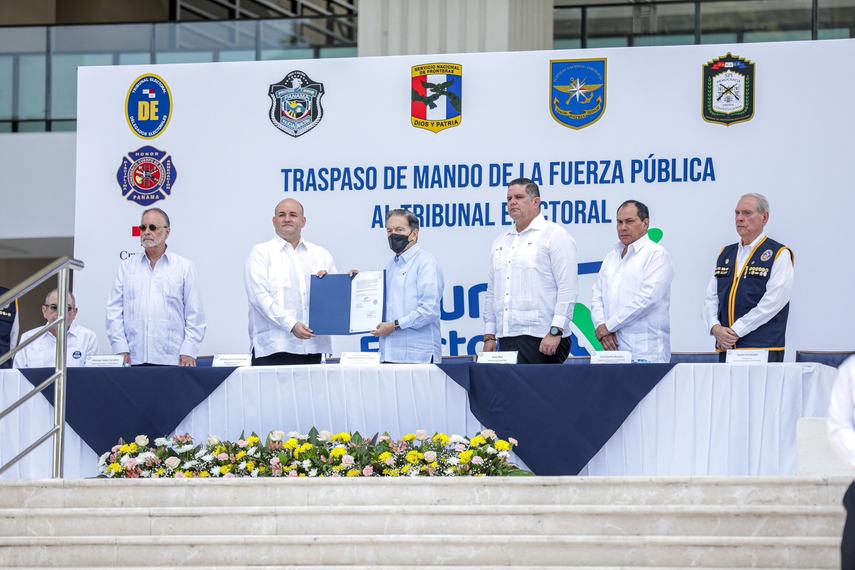 La Fuerza Pública pasa al mando del Tribunal Electoral.