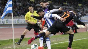 Real Sociedad se asienta en zona europea con gol de Vela