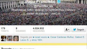 Cuenta Twitter del papa Francisco tiene más de 10 millones de seguidores Cuenta Twitter del papa Francisco tiene más de 10 millones de seguidores