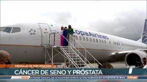 Aeronaves de Copa Airlines llevarán mensaje de prevención del cáncer de mama y próstata