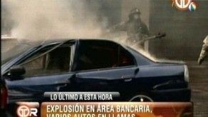 Herido de explosión en área bancaria está estable