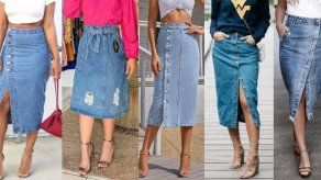 Falda jeans: Tendencia de moda de septiembre 2023