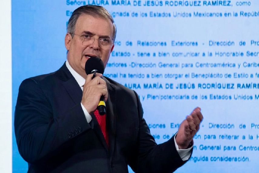 El secretario de Relaciones Exteriores de México