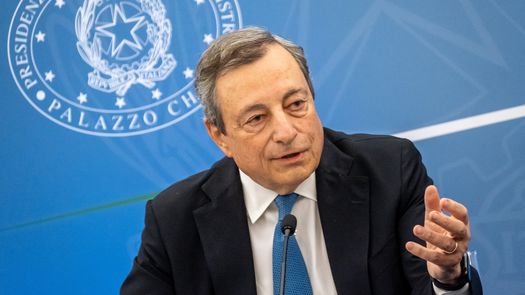 Mario Draghi, primer ministro de Italia.