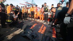 Encuentran cadáveres entre los restos del avión de Lion Air estrellado