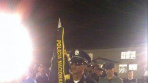 Culmina torneo de portabanderines de la Policía