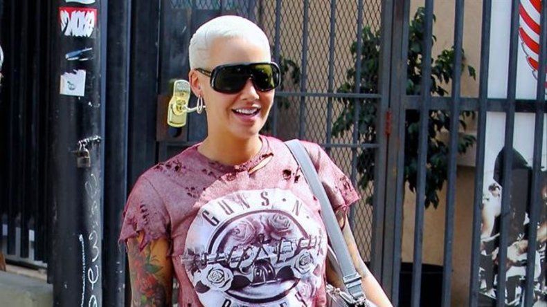 Amber Rose no quiere besar a su nuevo novio delante de su hijo
