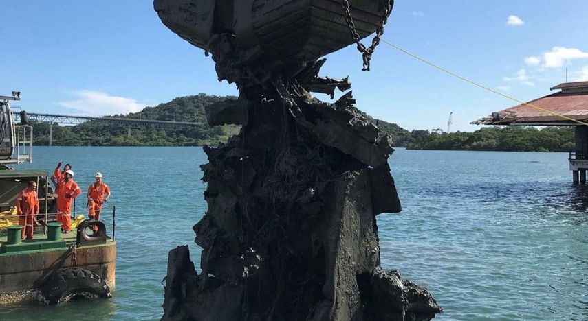 La remoción del barco permitirá aumentar el espacio del muelle para optimizar su utilización