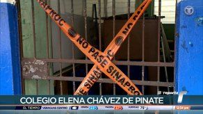 Estudiantes del Colegio Elena Chávez de Pinate piden un lugar para iniciar clases