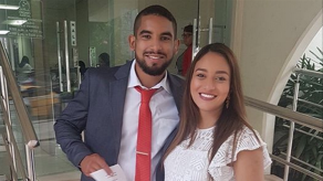 Denisse Becerra y Joalex Quiroz se casan por el civil