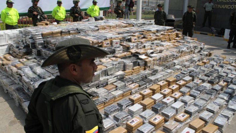 Unas siete toneladas de cocaína decomisadas en Colombia, iban a Holanda