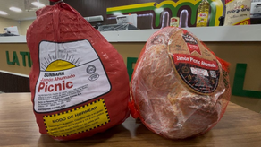 Jamón picnic para la Caja navideña 2025.