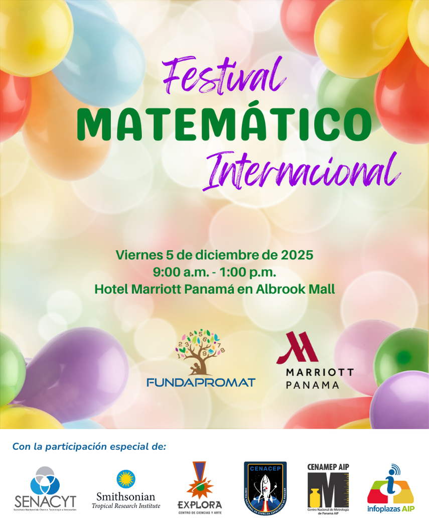 FUNDAPROMAT invita a grandes y pequeños a participar en su Festival Matemático Internacional. FUNDAPROMAT invita a grandes y pequeños a participar en su Festival Matemático Internacional.