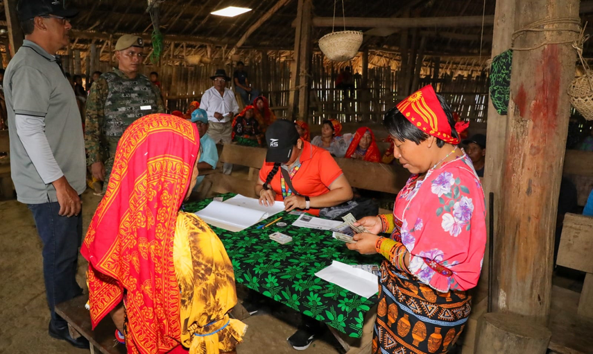 Apoyo del MIDES a mujeres en estado de vulnerabilidad.&nbsp;