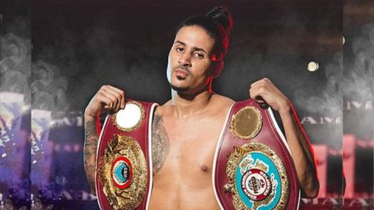 El boxeador dominicano Lenin Castillo.