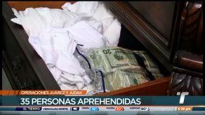 Operativos Juárez y Judak contra blanqueo y tráfico de drogas dejan 35 aprehendidos