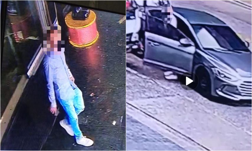 Vista de los sospechosos del robo a un callcenter.