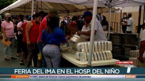 IMA realiza feria en predios del Hospital del Niño