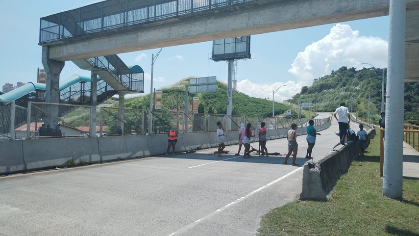 ¡Alerta! Se registra cierre de vía en la salida del Corredor Norte