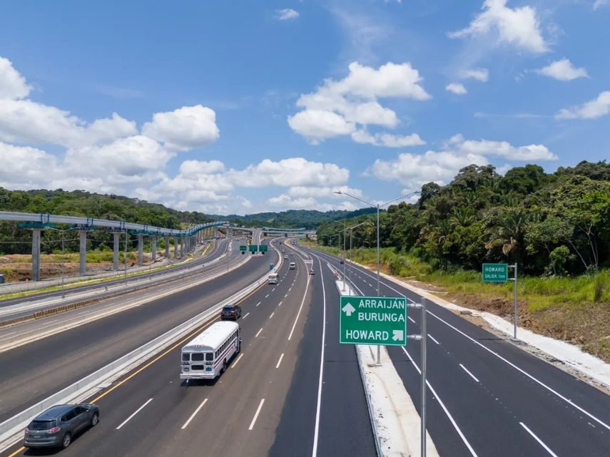 Tres nuevos carriles estarán habilitados en la Panamericana desde Panamá hacia La Chorrera.