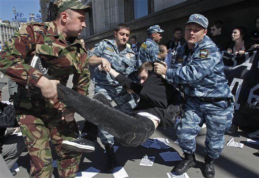Más de 20 detenidos en Moscú en manifestación de protesta