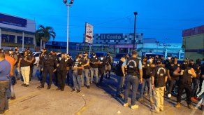 Personal de la Sección de Atención Primaria de la Fiscalía Regional de Panamá Oeste﻿ y unidades de la Policía Nacional.