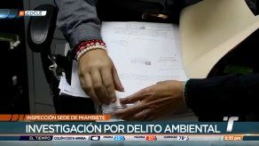 Inspeccionan oficina de Mi Ambiente en Coclé por posibles afectaciones del proyecto minero