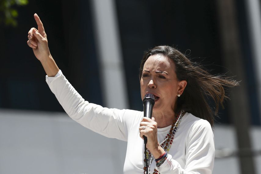 María Corina Machado dijo este miércoles que hará ceder al chavismo gobernante