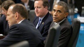 Líderes UE hablan de Ucrania con Obama en el G-20
