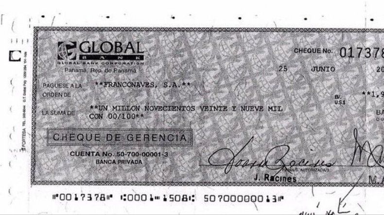Varela: a hermano de la vicepresidenta le tocará dar explicaciones sobre cheque