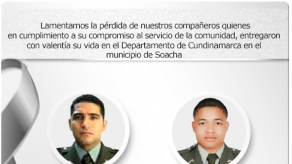 Pistolero asesina a dos policías en las afueras de Bogotá