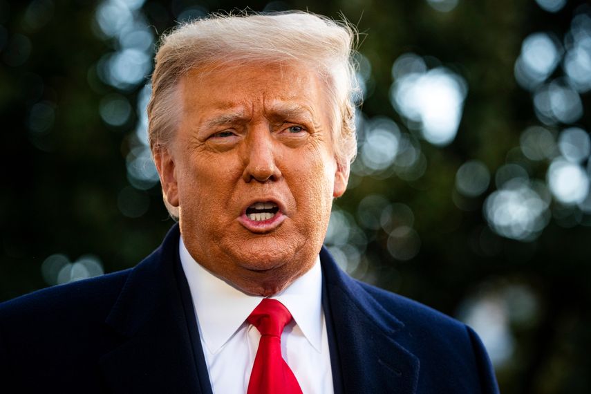 El expresidente de EE. UU. Donald J. Trump.